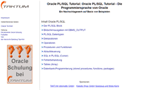 Desktop Screenshot of datenbank-plsql.de
